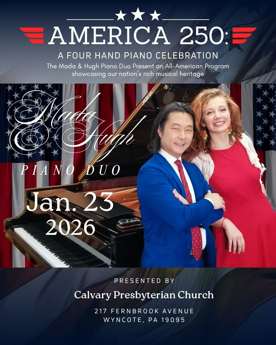 Mada & Hugh Piano Duo | Award-Winning Four Hand Piano Concerts